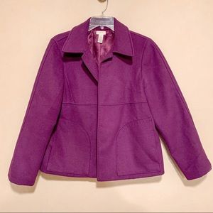 Chico’s | Purple Lined Swing Jacket